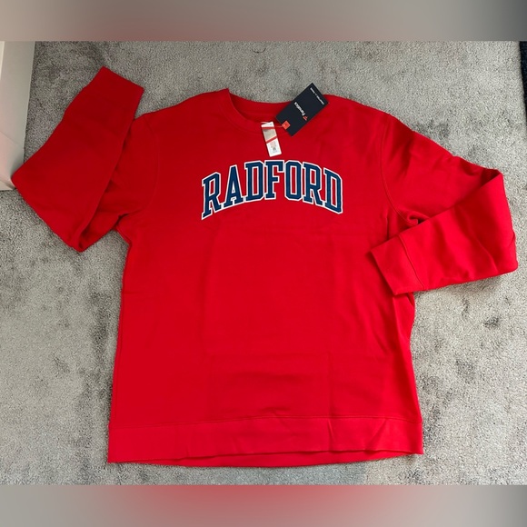 Radford Crewneck Sweatshirt Athletic Red Size XL Fanatics Collegiate Unisex - Picture 1 of 6